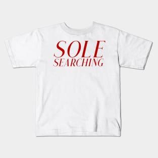 Sole Searching Shoe Addict Laptop Sticker Kids T-Shirt